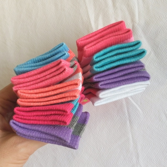 NEW 9-pack baby girl socks - Picture 2 of 4